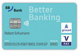 Generator für deutsche bank in berlin und der bic deutdebbxxx und blz 10070000 eine internationale kontonummer berechnen. Girocard Bbbank Eg