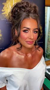 My absolute fabulous client shelbs ready for her friends wedding antics.  💍💐💒🎊 Hair by the amazing: @Kirstie Allen #hair #makeup #makeupartist  #mua #client #friend #promua #beforeandafter ...