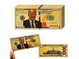 S p o n d a s b c o t f g s r e d f f f. 10pack Donald Trump 1000 Dollar Bill Banknote One Thousnd 24k Gold Coated Donald Trump Legacy Limited Edition Million Dollar Bill Great Gift For Coin Currency Collectors And Republican Newegg Com