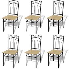 set of 6 metal dining chairs kitchen dining room furniture you can find more details by visiting the i metal dining chairs dining chairs dining table chairs