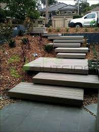 How To Make Floating Concrete Stairs Google Search Backyarddeckideasmodern Outdoor Stairs Garden Stairs Outdoor Steps