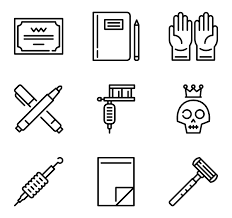Our temporary tattoos look real, last long & are the most realistic in the market. Tattoo Icon 433070 Free Icons Library