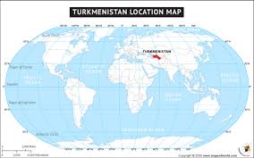 Where Is Turkmenistan Located Location Map Of Turkmenistan