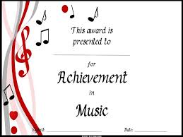 Music End Or Year Award Certificates Editable Click Throug Certificados De Reconocimiento Diplomas De Reconocimiento Plantillas De Diplomas Editables