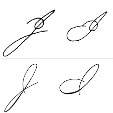 Cursive is used with any word you want to write in cursive. Which Set Of Spencerian Capital J And I Look Better For Handwriting Not Calligraphy Top Set Vs Bottom Set Cursive