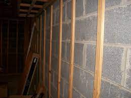 Also, by laying them on their flat side up against the concrete basement walls, the amount of encroachment into the. Insulating Basement Wall With 1 Furring Strips Diy Home Improvement Forum