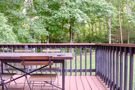 Wood deck or hardscaped patio: Easy And Cheap Patio And Backyard Makeover T Moore Home Interior Design Studio