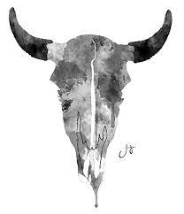 Cow Skull Print Uncovet Cow Skull Print Art Nguni Cows