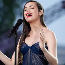 verse 1 they say you're not good enough, you're not brave enough you should cover up your body tell me, watch my weight gotta paint my face or else no one's gonna want me. Sofia Carson Singing Videos Popsugar Entertainment