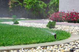 Lawn Irrigation Services Summer Lawn Care Lawn And Garden Concrete Garden Edging