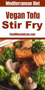 Tofu and broccoli with spicy oyster sauce requires very little prepping and is low in fat and calories. Easy Vegan Tofu And Broccoli Stir Fry Food Wine And Love
