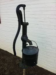 One side of this well is not original, but we have found a very nice alternative that fits exactly with the whole! Vintage Antique Cast Iron Columbiana Water Well Hand Pump On Popscreen