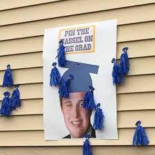 Graduation Party Game Pin The Tassel On The Grad Credit To Beeswave Graduationgames Gr Outdoor Graduation Parties Graduation Party Graduation Party Games