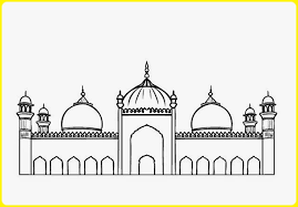 Silahkan gunakan insting seni dan keindahan anda untuk menilai. Gambar Masjid Kartun Warna Hijau