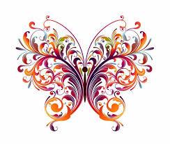 Abstract Designs To Draw Abstract Floral Butterfly Vector Graphic Free Vector Graphics All Butterfly Clip Art Butterflies Vector Butterfly Art