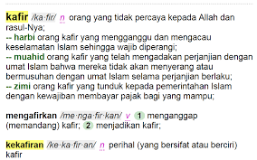 Sekolah kebangsaan desa pandan, k.lumpur teras perkhidmatn rukun negara kepercayaan kepada tuhan. Penggunaan Kata Kafir Sudah Tepatkah Linguistik Id