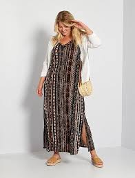 Robes Imprimees Robes A Motifs Grande Taille Femme Taille 46 48 Kiabi