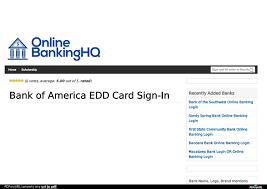 Edd stands for employment development department (edd). Bank Of America Edd Card Sign In By Banklogin Issuu