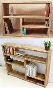 To Have Bookshelf Set As Made From The Wood Pallet Material Is Quite A Finest Alternative For Y Pallet Furniture Bookshelf Bookshelves Diy Diy Bookshelf Design