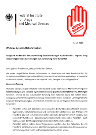 In my sample letter i wrote three different business salutations. Regulatory Update Germany S Fda Equivalent Issues Red Hand Letter On Finasteride Adrs The Post Finasteride Syndrome Foundation