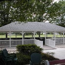 20' x 20' jackson pavilion. Large Vinyl Gazebos For Sale Fisher S Backyard Structures