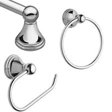 All products from chrome bathroom accessories category are shipped worldwide with no additional fees. Moen Bathroom Accessory Set Preston 3 Piece Chrome Dn8433ch Rona