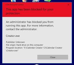 This App Has Been Blocked For Your Protection Microsoft Community