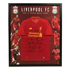 Official liverpool fc licensed store in north america. Soccer Liverpool Fc Signed Framed 2016 17 Jersey Taylormade Memorabilia Sports Memorabilia Australia