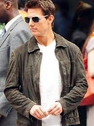 Tom Cruise Oblivion Jack Harper Brown Suede Leather Jacket Celebrities Leather Jacket Leather Jacket Tom Cruise