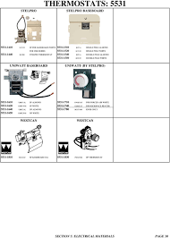 Thermostats V Oem For Specific Heaters Broan 170 Series