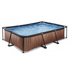 Piscine Exit Toys Timber Style 280 X 185 Pompe De Filtration Bainetplage Fr