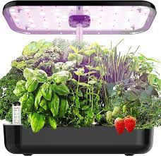 Buy Hydroponics Growing System Ezorkas 12 Pods Indoor Herb Garden Starter Kit With Led Grow Light Smart Germination Kit Garden Planter For Family Home Kitchen With Cycle Timing Function Online In Hungary