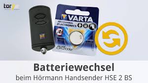 Alle 17 vorzugsfarben zum preis von verkehrsweiß bei woodgrain und silkgrain oberflächen. Batteriewechsel Beim Hormann Handsender Hse 2 Bisecur Youtube