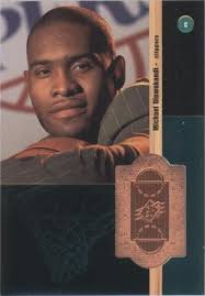 2017 Elite Draft Auto Cut Purple #211 Michael Rector Stanford Rookie #'d  12/99