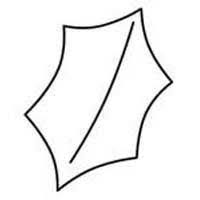 Christmas Holly Leaf Pattern Christmas Stockings Diy Leaf Template Stained Glass Christmas