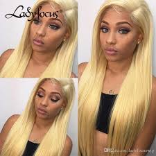The 'dos we've chosen are all made from synthetic materials that can stand up to high heat, so feel free to style them just as you would real hair. Blonde Full Lace Human Hair Wigs Straight Color 613 Lace Front Wig European Blonde Wig For Black Women From Ladyfocuswig 144 29 Dhgate Com