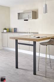 Pied De Table H En Acier Pieds De Table Table Deco