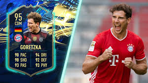 Leon goretzka's new team of the season (tots) card is the best midfielder available in fifa 21 ultimate team. The Best Midfielder In Fifa 21 95 Tots Goretzka Player Review Youtube