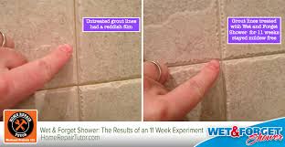 How to clean floor grout without scrubbing. Grout Cleaning Just Got Easy Wet Forget Shower No More Scrubbing Life S Dirty Clean Easy