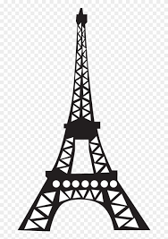 Simple Cartoon Eiffel Tower Clipart 307305 Pinclipart