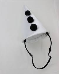 Black And White Clown Makeup Ideas Classic Clown Hat Black And White Circus Costume Halloween Etsy Clown Hat Black And White Clown Vintage Clown