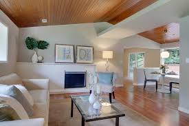 Beautiful Wood Ceiling Modern Living Room Seattle By Lisa Lucas Design