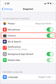 In order to solve this issue we have to let the snapchat app use the camera. How To Allow Camera Access To Snapchat In Ios 13 On Iphone