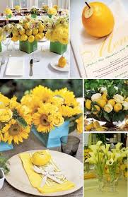 Lemon Yellow Party Theme Guest Names Are Written Lemons Lemons Used As Flowers Yellow Party Themes Yellow Party Lemon Yellow Party