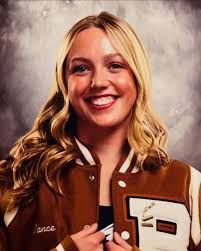 Our last senior is Abigail Vance! Abigail will be majoring in nursing at  Grove City College! Her favorite stroke is freestyle! Good luck next year!