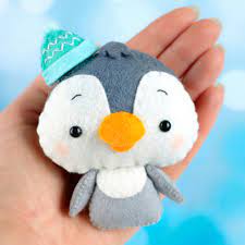 Baby Penguin Felt Toy Pdf And Svg Pattern Felt Polar Animal Etsy Felt Toys Patterns Felt Toys Stuffed Toys Patterns