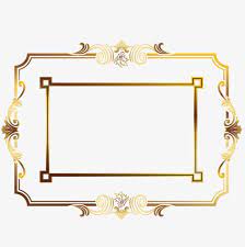 Elegant Golden Border Border Vector Gold Frame Png And Vector Pngtree Golden Border Border Vector Gold Frame Vintage Frames Vector Gold Frame Flower Border Png