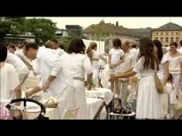 Le Diner En Blanc In Darmstadt 2011 Hessenschau Diner En Blanc