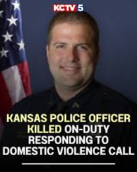 REST IN PEACE: Sgt. Scott Heimann, a police officer from Hays, Kansas, died  in the line of duty