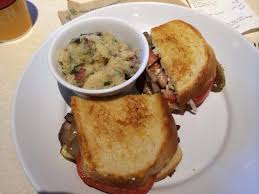 Spinach rollups with chicken : Steak Stack Sandwich Picture Of Zoes Kitchen Newtown Tripadvisor